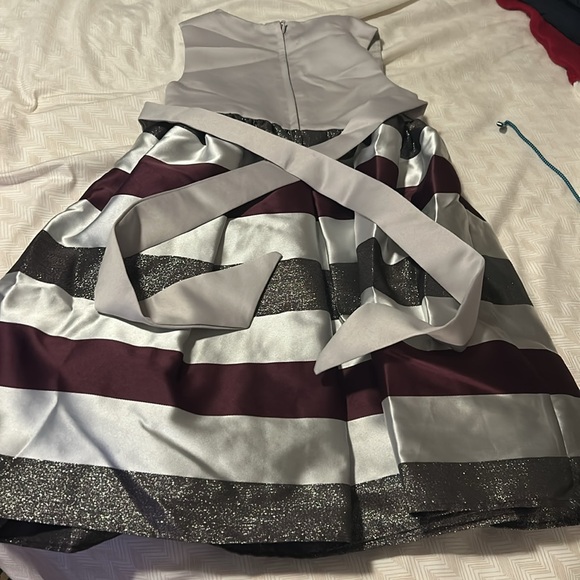 Princess Wear Silver and Purple Formal Dress - 5 - Picture 4 of 5